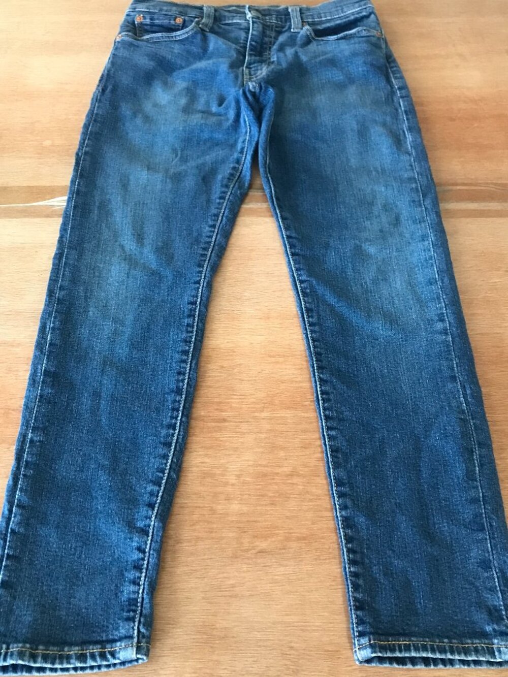 Levi's 512 Premium Slim Taper Fit Jeans Men 29x26 Blue Low Rise Medium Wash